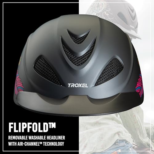 Troxel Rebel Bold Horse Riding Helmet, Low-Profile, Light, Adjustable Design, Safety Horseback Riding Gear, Large (7-1/4 - 7-3/8), Dreamcatcher - Image 3