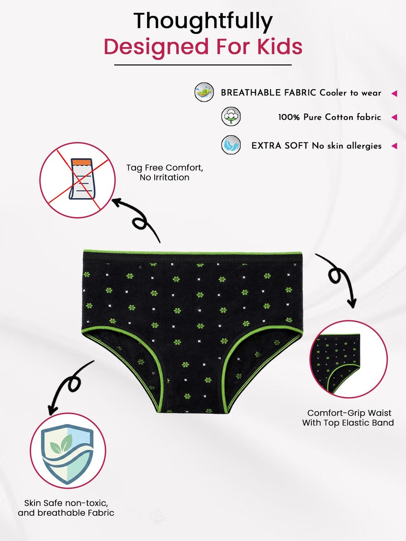 BODYCARE Kids Girls Panty Ultrasoft Underwear 100% Cotton Soft Comfortable | Skin Friendly | Innerwear Pack of 6-Assorted - Image 3