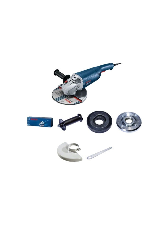 بوش صاروخ بوش 7 بوصة قطعية وصنفره – 2200 وات –موديل  GWS 2200-180 - Image 2