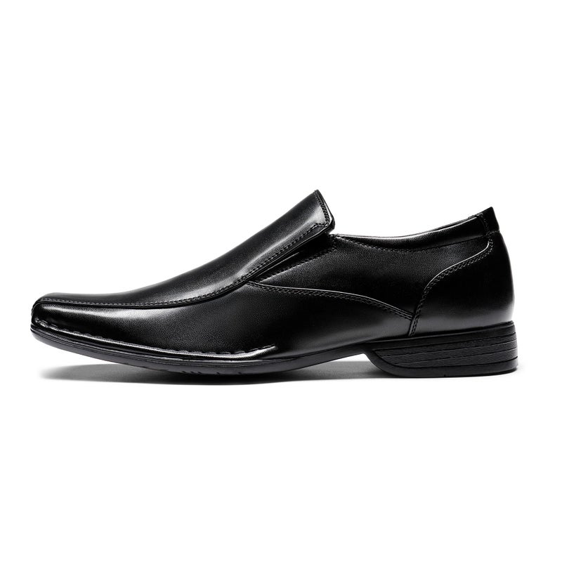 Bruno Marc Men's Classic Dress Loafers Square-Toe Slip-on Shoes,Size 9,Black,Giorgio-1 - Image 2