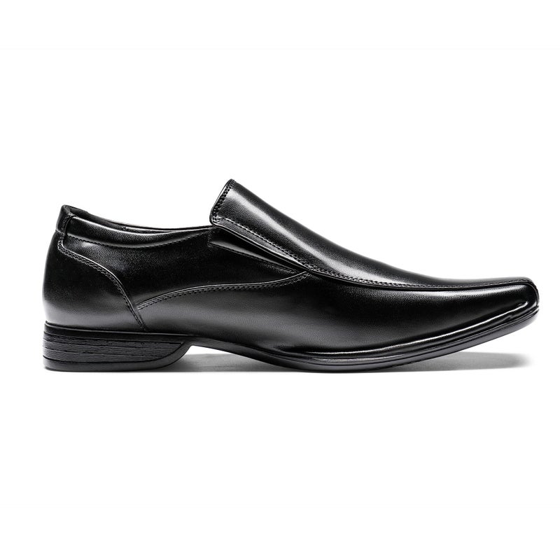 Bruno Marc Men's Classic Dress Loafers Square-Toe Slip-on Shoes,Size 9,Black,Giorgio-1 - Image 3