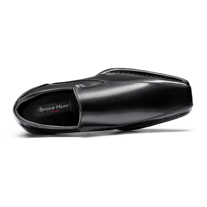 Bruno Marc Men's Classic Dress Loafers Square-Toe Slip-on Shoes,Size 9,Black,Giorgio-1 - Image 4