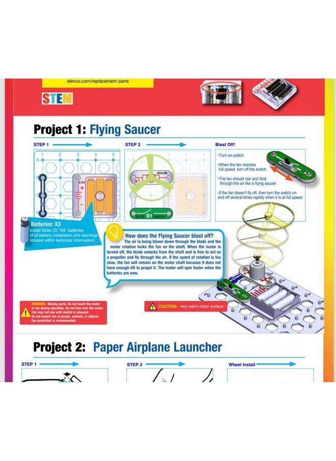 Snap Circuits Snap Circuits Flight Deck Science/STEM Toy kit | Ages 8+ | Construction Gift for Boys and Girls  - Image 5