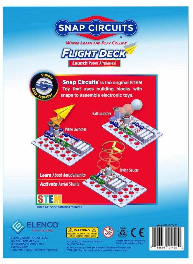 Snap Circuits Snap Circuits Flight Deck Science/STEM Toy kit | Ages 8+ | Construction Gift for Boys and Girls  - Image 2