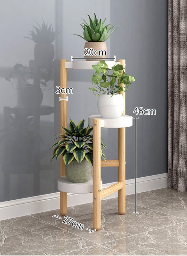 XiuWoo 3-Tier Tall Corner Plant Flower Stand Holder Plant Display Rack Plant Stands for Outdoor Garden Indoor Home Living Room - Image 5