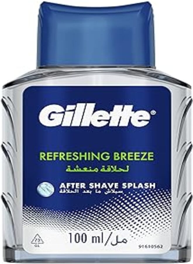 Gillette Gillette Refreshing Breeze, After Shave Splash, 100ml 