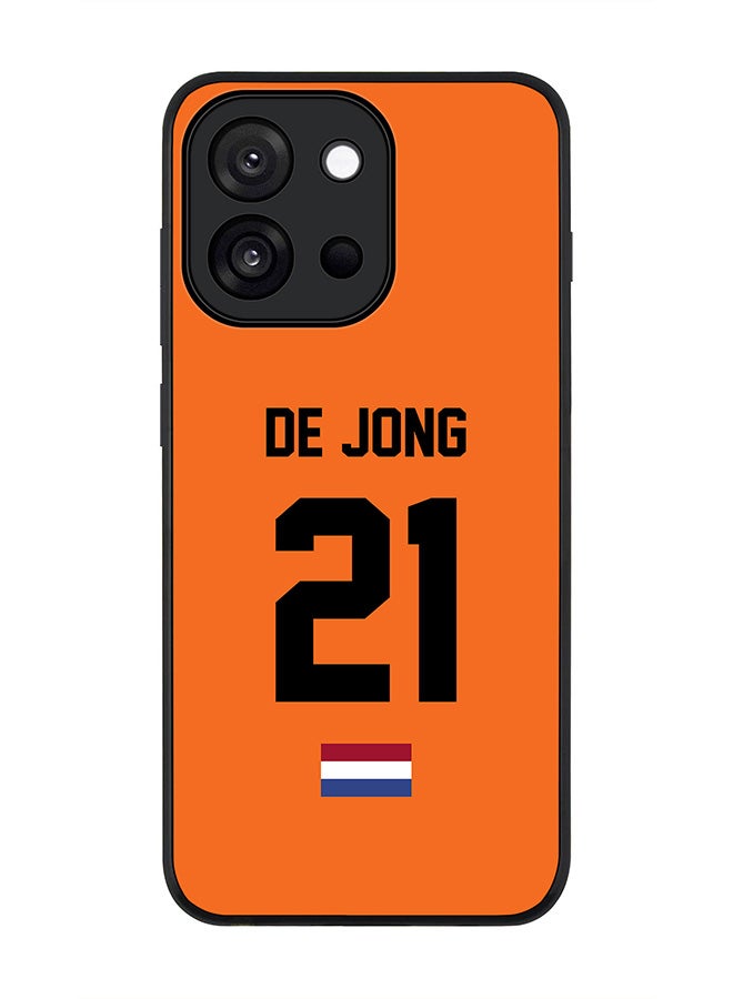Stylizedd For OnePlus 13s / 13T Case,Slim fit Camera Protection, Shockproof Thin Phone cover  - Football - Netherlands - De Jong