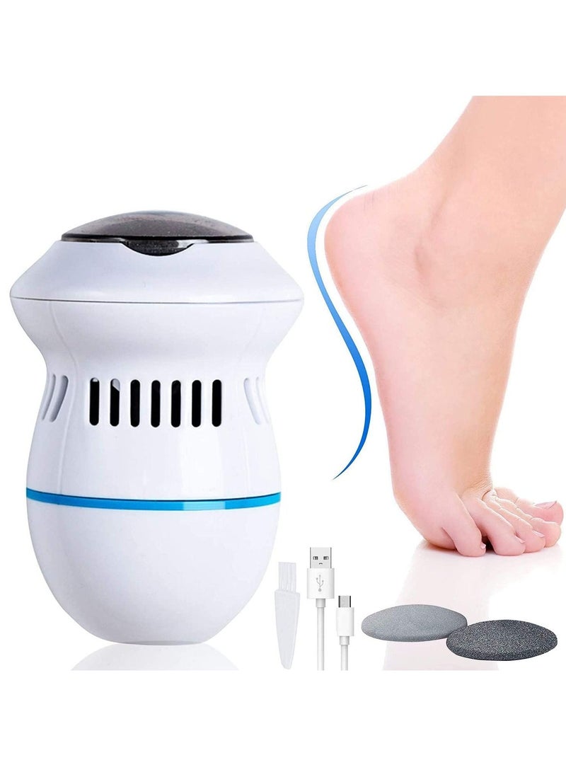 DubaiGallery Electric Foot Grinder, Electric Foot Files Grinder Hard Cracked Skin Trimmer Dead Skin Ankle Pedicure, Hard Skin USB Rechargeable Electric Callus Foot File Pedicure Tools For Removing Calluses - Image 1