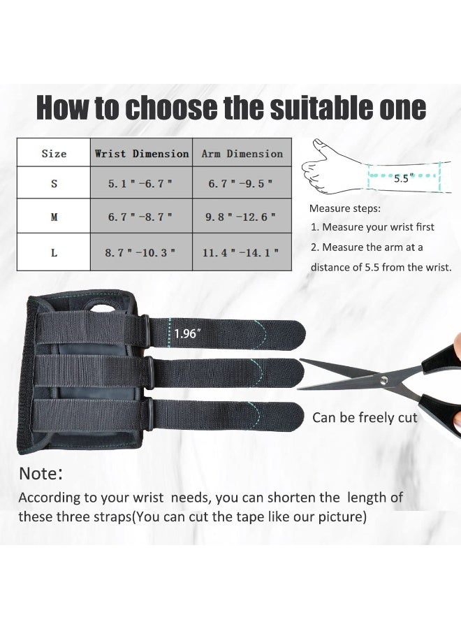 FDTY دعامة معصم النفق الرسغي لليد اليسرى واليمنى، جبيرة معصم قابلة للتنفس للنوم، دعامة يد قابلة للتعديل مع جبيرة معدنية قابلة للإزالة لتخفيف ألم المعصم والتهاب الأوتار - Image 5