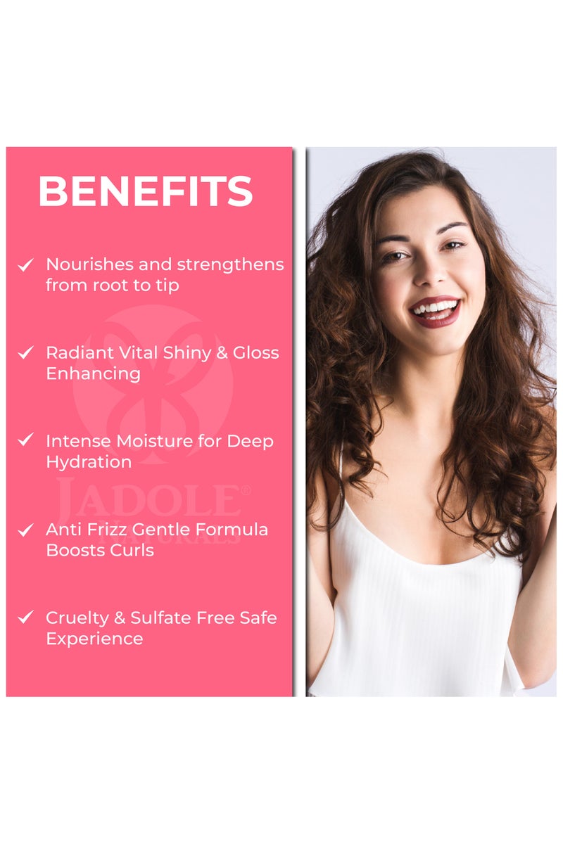 Jadole Naturals Biotin Shampoo - 500ml | Volumizing Shampoo for Hair Growth and Thinning Hair with DHT Blocker - Image 2