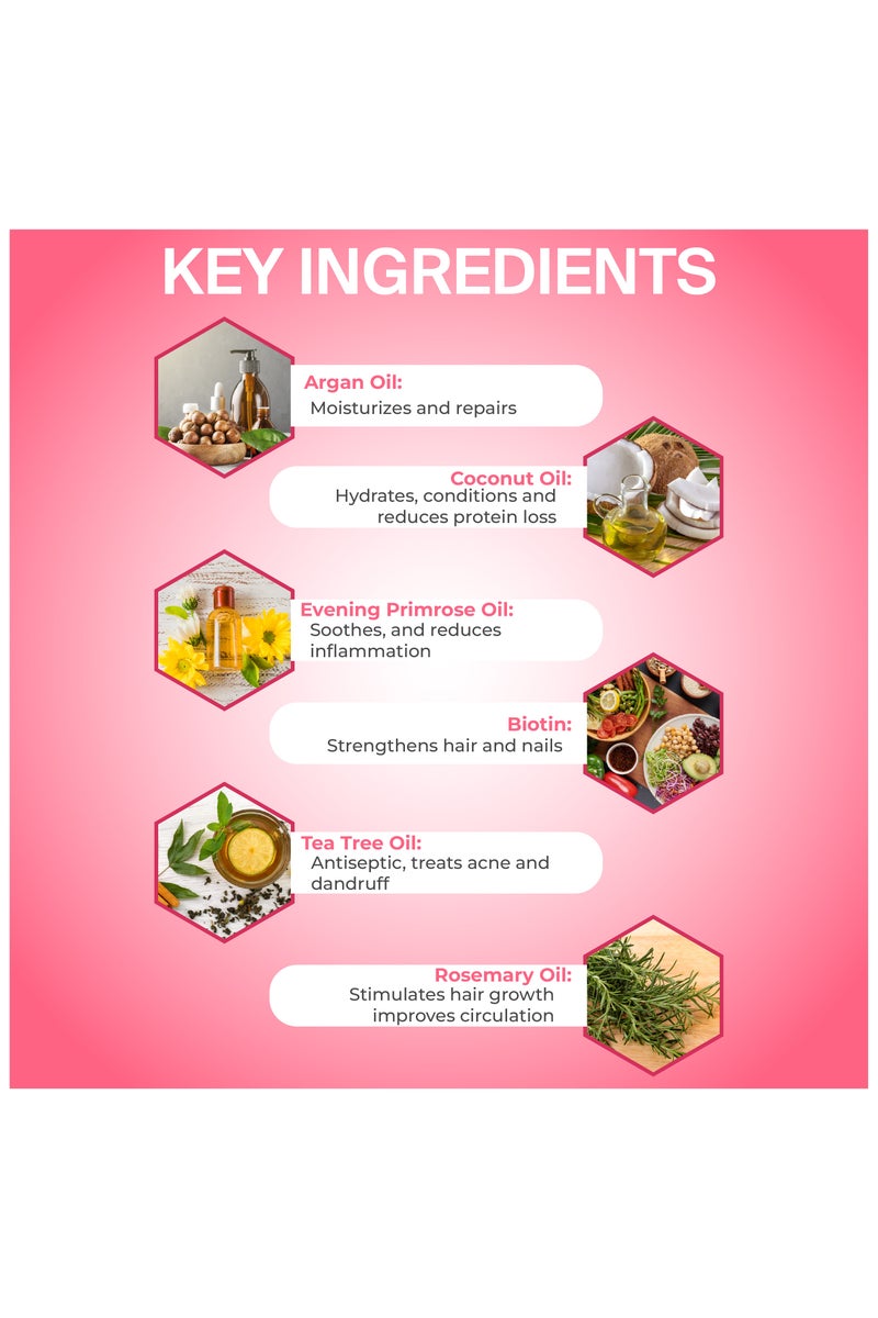 Jadole Naturals Biotin Shampoo - 500ml | Volumizing Shampoo for Hair Growth and Thinning Hair with DHT Blocker - Image 4