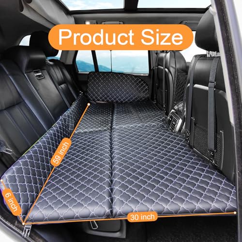 YASHINE Non Inflatable Truck Bed Air Mattress for Large Truck, Car Travel Camping Back Seat Extender for F150/RAM 1500/Silverado/Ranger/GMC/Tundra/Tacoma - Image 2