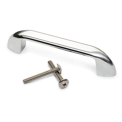 Pro Chutes 4 Inch Universal Pull Handle. Fits Trash & Laundry Chute Bottom & Side Hinged Doors. Hardware Parts - Image 1
