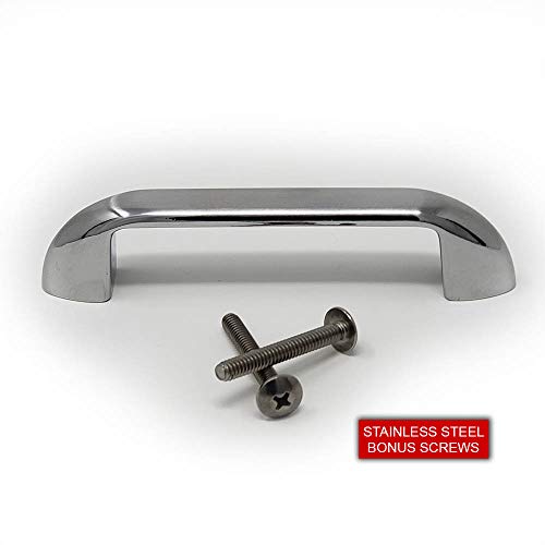 Pro Chutes 4 Inch Universal Pull Handle. Fits Trash & Laundry Chute Bottom & Side Hinged Doors. Hardware Parts - Image 3
