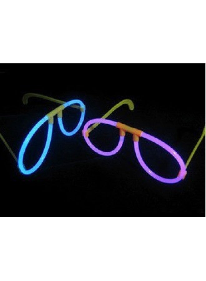 Glow Stick Accessories Glasses Frame Lantern Accessories Hair Card Luminous Toy Glow Stick Heart-Shaped Glasses Assembly Rack-Color:General Glasses Accessories - Image 3