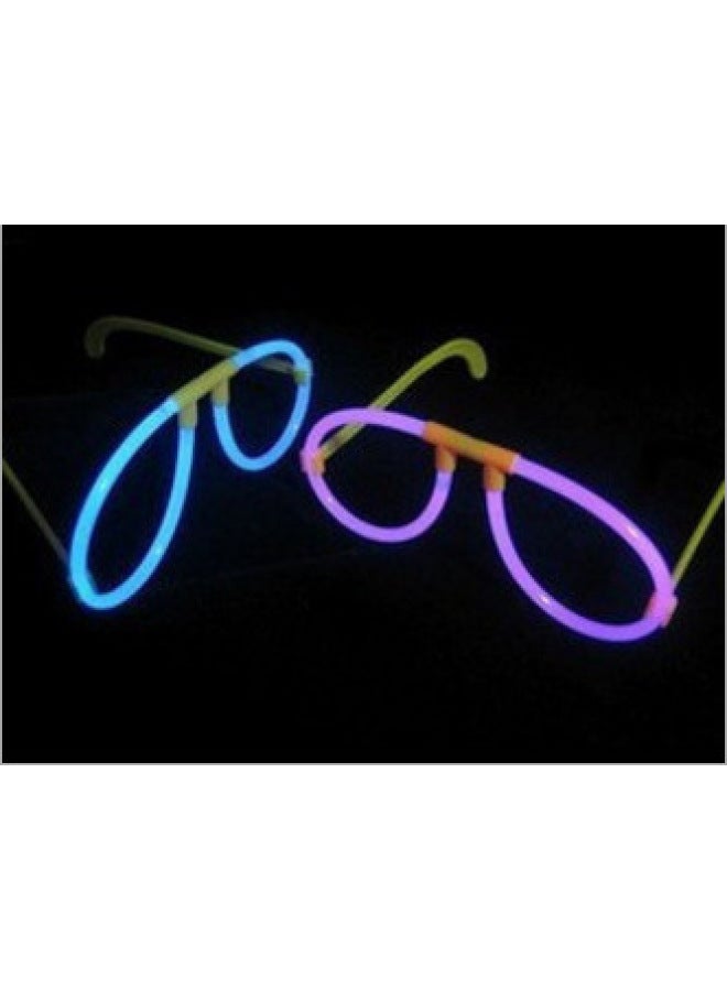 Glow Stick Accessories Glasses Frame Lantern Accessories Hair Card Luminous Toy Glow Stick Heart-Shaped Glasses Assembly Rack-Color:General Glasses Accessories - Image 1