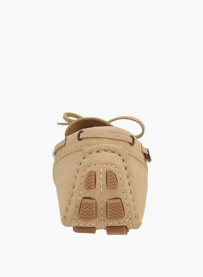 Renzo Ruganni Tan Women Lace-Up Moccasins for Women | Best Price UAE