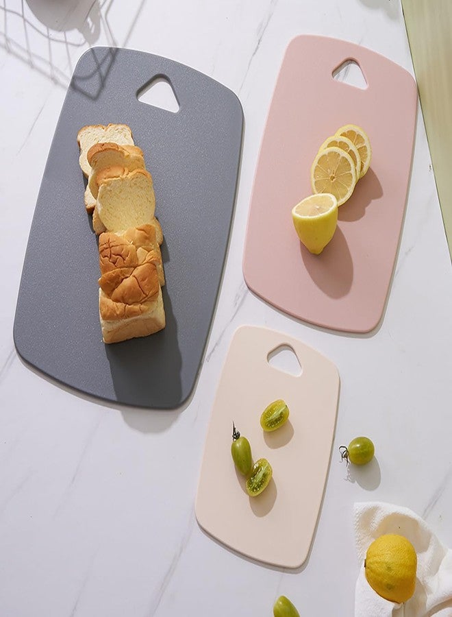 MiHerom Cutting Board Set for Kitchen,Plastic Large-small Chopping Board Set of 3,Dishwasher Safe,BPA Free - Image 5