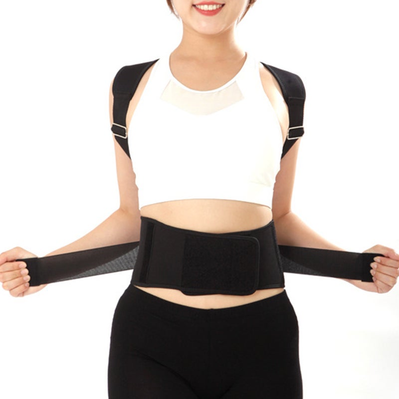 Correct Posture Support Belt with Magnetic Therapy for Shoulder Spine Back Brace - Image 3