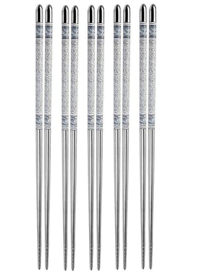 DREHOTRY Drehotery Stainless Steel Chopsticks | Sleek, Durable, and Ergonomically Crafted for a Superior Dining Experience | Ideal for Everyday Use and Special Occasions - Image 1