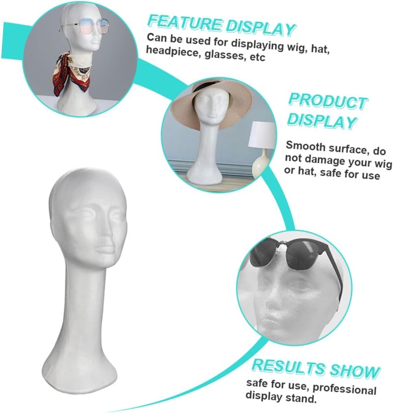 Dust tight seal SMASOLO Professional Foam Mannequin Head Stand for Hair Styling Display Hat Wig Domestic distribution ready Temp resistant Cost effective fine quality Local licensed courier All territory compatible build Strategic warehouse site Multi-budget available picks Minimal design Assorted color options Cross product compatible All-scene tailored quality Gulf approved global quality Season change compatible build Global sizing options Economical varied design options Daily wear upgraded resistant material Cost saving design picks Elegant practical design Multi-style matching design Carefully selected material Home & light industrial compatible Non sticky surface Global versatile design All storage space compatible - Image 3
