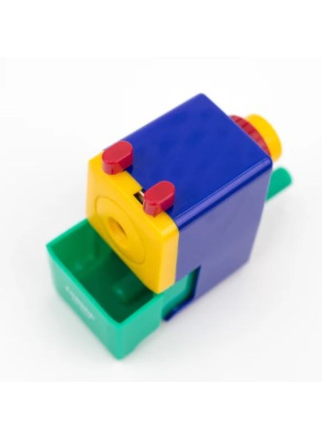 chrome Tri Colour Pencil Sharpener 9504 - Image 1