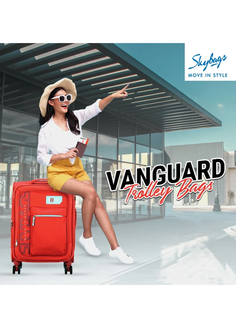 Skybags SET OF 2 VANGUARD PLUS 8W EXP TROLLEY BAGS 20/28inch CORAL