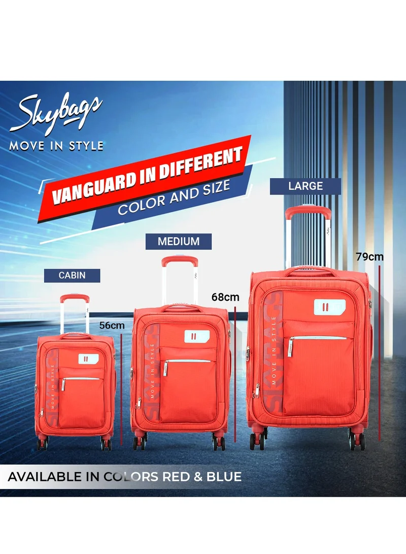 Skybags SET OF 2 VANGUARD PLUS 8W EXP TROLLEY BAGS 20/28inch CORAL