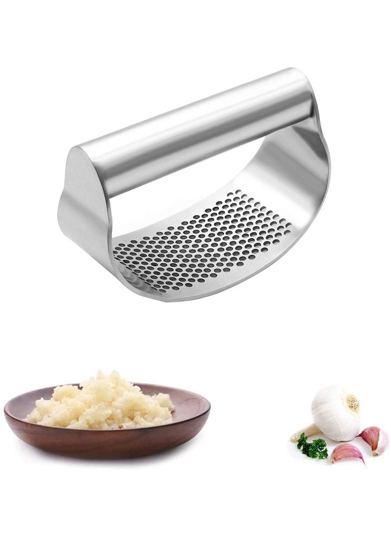 Ramkuwar with device of R Ramkuwar with device of R Stainless Steel Dishwasher Safe Garlic Press Crusher  - Image 1
