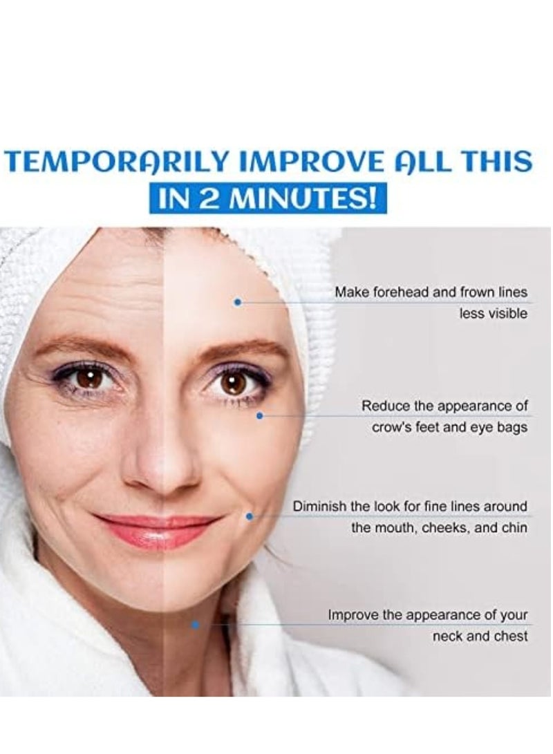 Instant Face Lift Cream, Face, Neck, Eye Tightening u0026 Lifting Serum, Smooth Appearance of Loose Sagging Skin, Puffiness, Fine Lines u0026 Wrinkles Within 2 Minutes (30ml)