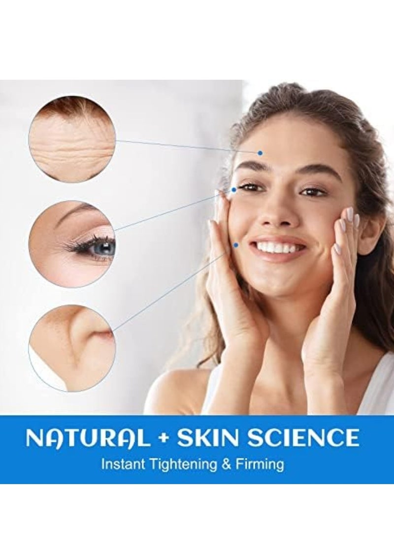 Instant Face Lift Cream, Face, Neck, Eye Tightening u0026 Lifting Serum, Smooth Appearance of Loose Sagging Skin, Puffiness, Fine Lines u0026 Wrinkles Within 2 Minutes (30ml)