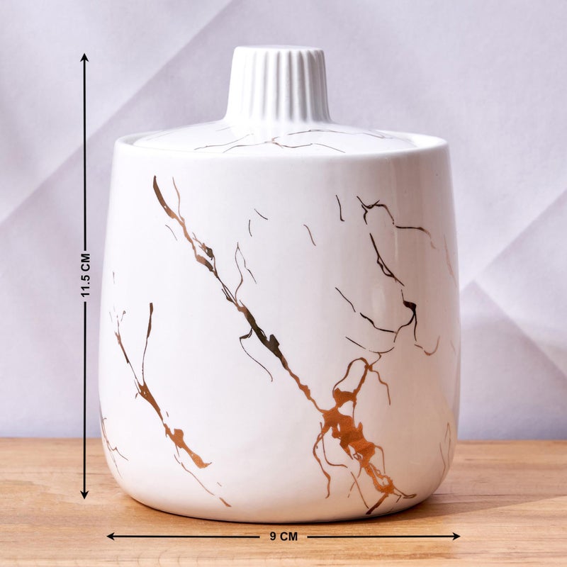 Home Centre Aubree Sparkle Ceramic Cotton Jar - Image 3