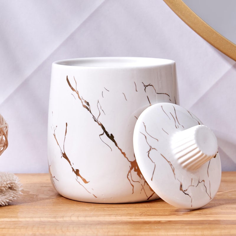 Home Centre Aubree Sparkle Ceramic Cotton Jar - Image 5