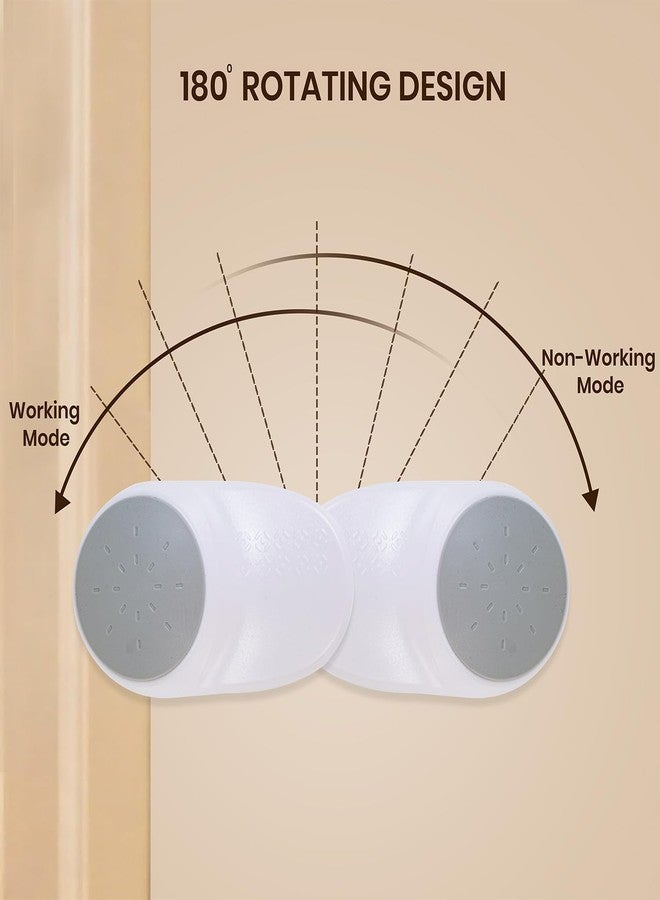 BASEEFY 2 Count Baby Safety Door Stopper | EN71-3 Safety Certified Child Protection | Anti-Pinch Finger Guard | Strong Adhesive 180° Rotating Door Slam Stopper for Kids - Image 3