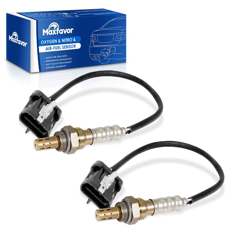 Maxfavor 2Pcs Upstream Downstream O2 Oxygen Sensor Fit For 20011996 Honda Passport Chevy Blazer Caprice Impala S10 Acura Slx Gmc Jimmy Sonoma Isuzu Amigo Hombre Rodeo Trooper Vehicross 2344012