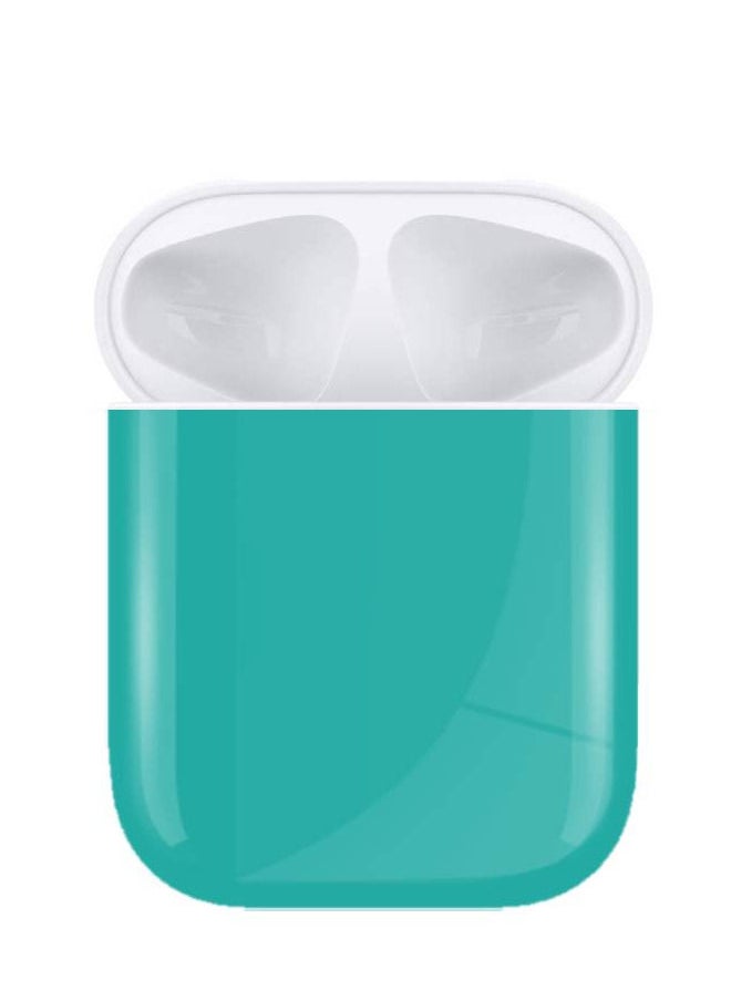 CAVIAR Customized Apple Airpods 2nd Generation Automotive Grade Scratch Resistant Maldive Blue Glossy  - Image 2