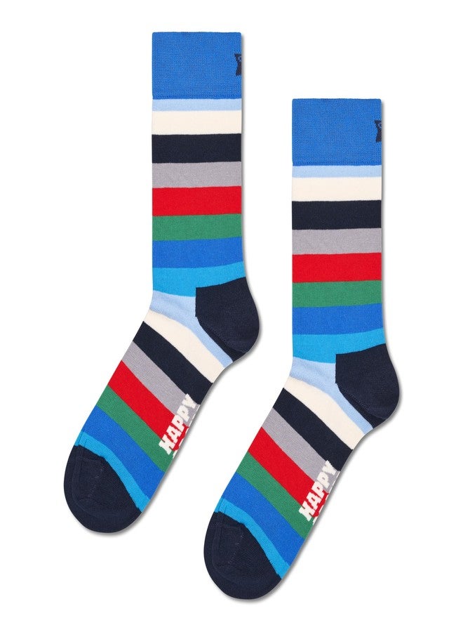 Happy Socks 3-Pack Graphics Socks, Blue, M/L - Image 2