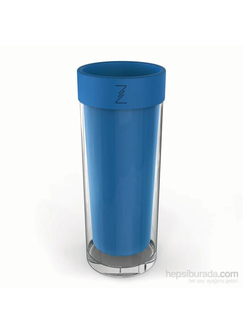 Paşabahçe Zest Glass Long Cutlery Holder - Blue
