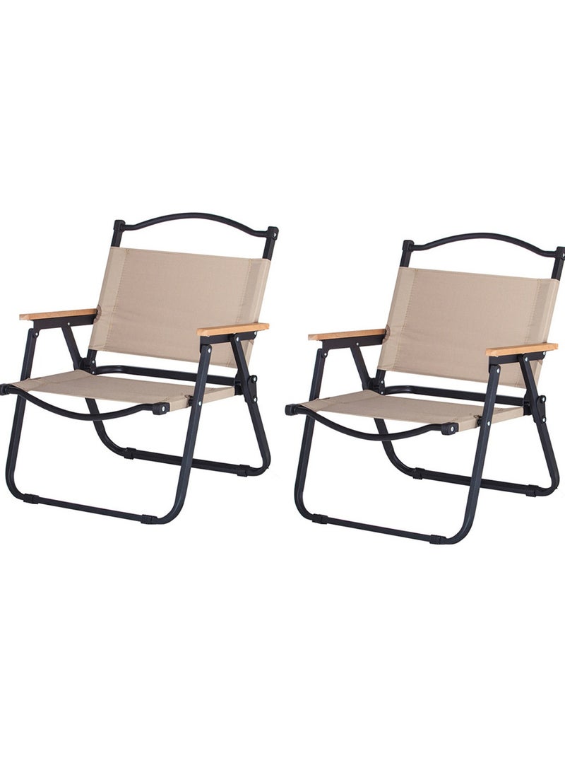 CityRiya-Long - 2 Pack Camping Chairs Outdoor Camping Beach Chair Lightweight Gravity Lounge Chair Reclining Patio Chairs Folding Recliner Portable Camping Chair for Beach, Hiking, Picnics - Image 1