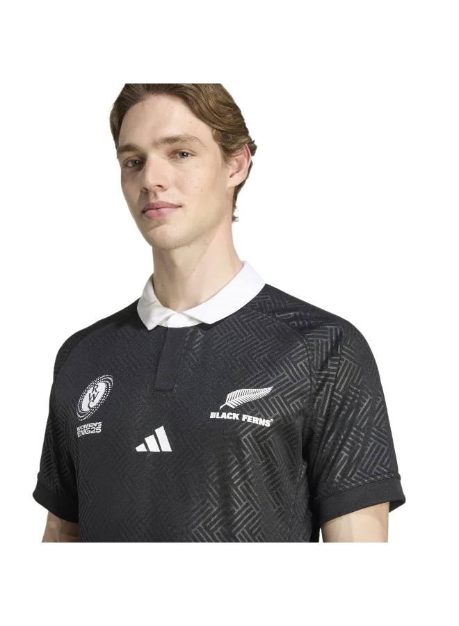adidas قميص أديداس رجالي أسود قصير الأكمام