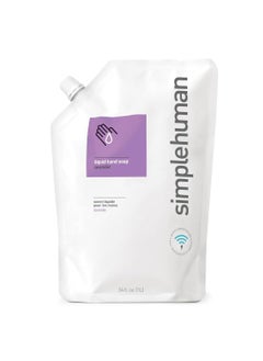 simplehuman simplehuman Lavender Moisturizing Liquid Hand Soap Refill Pouch, 34 Fl. Oz.  - Image 1