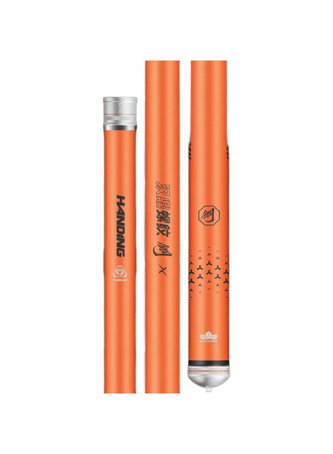 Han Ding Handing Spiral Steel Second Generation Fishing Rod, Handheld Rod, Big Fish Rod, Giant Fish Rod, Platform Fishing Rod, Carbon Fiber Hand Rod, 6.3m - Image 1