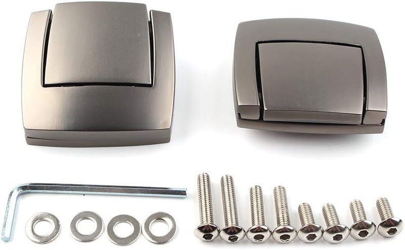 Cnoula11 Motorbike 2pcs Titanium Pak Latches Hardware Key Kit Accessaries for Harley Classic Electra Glide Ultra Pak Pac for Touring 1980-2013 - Image 3