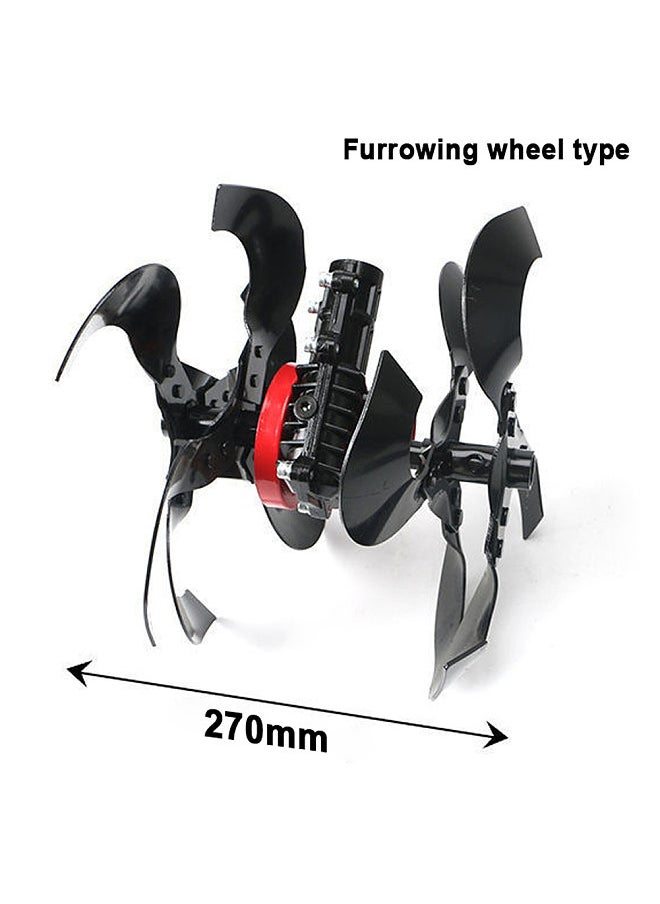 Multifunctional Lawn Mower Grass Trimmer Accessory with Interchangeable Blades Soil Loosening/Trenching/Weeding Wheel Optional