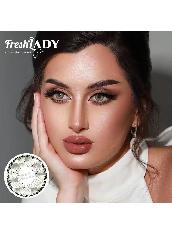 FRESH LADY Soft contact lenses for the eye - Cinnamon - Image 2