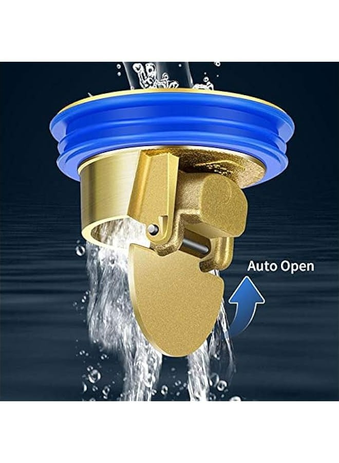 Odor-Blocking Floor Drain Core, Anti-Backflow Deodorant Insert, Shower Drain Filter, Sewer Plug, 4.2 x 4.2 x 3 cm  - Image 3