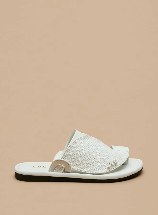 LBL by Shoexpress Boys Textured Slip-On Arabic Sandals