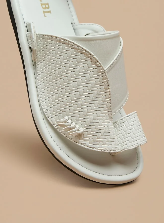 LBL by Shoexpress Boys Textured Slip-On Arabic Sandals