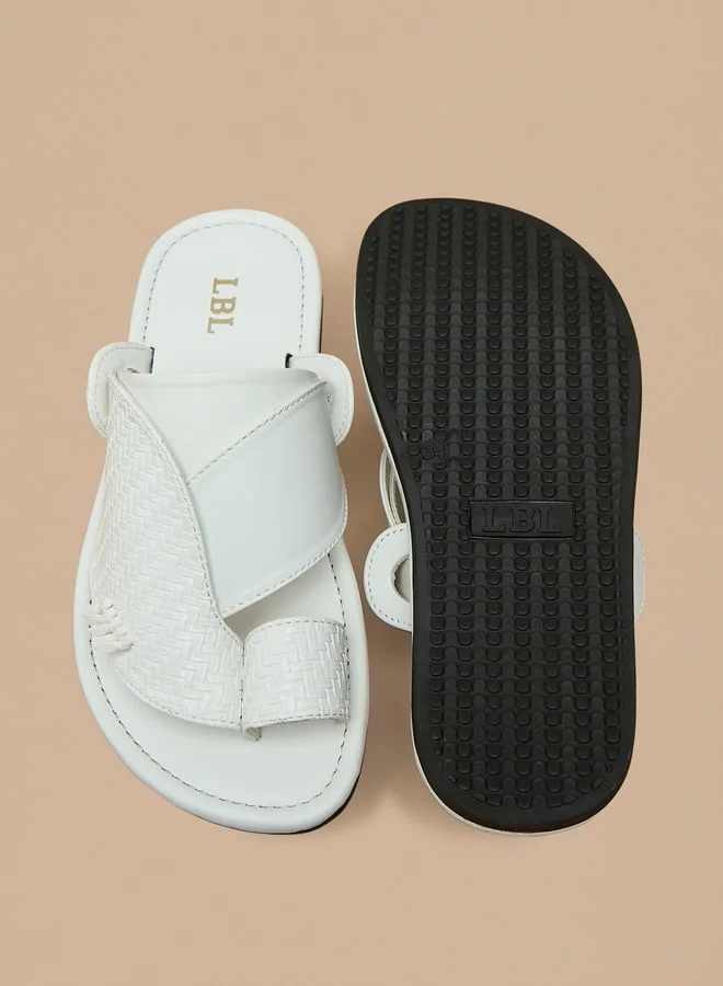 LBL by Shoexpress Boys Textured Slip-On Arabic Sandals