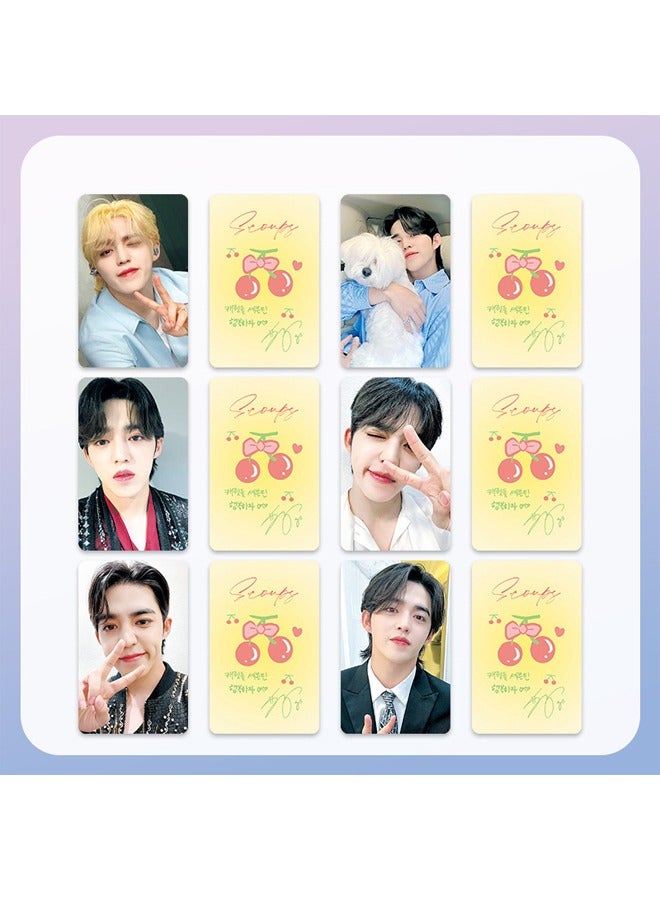 NIBEMINENT 6 Pieces SEVENTEEN Photo Cards - Image 1